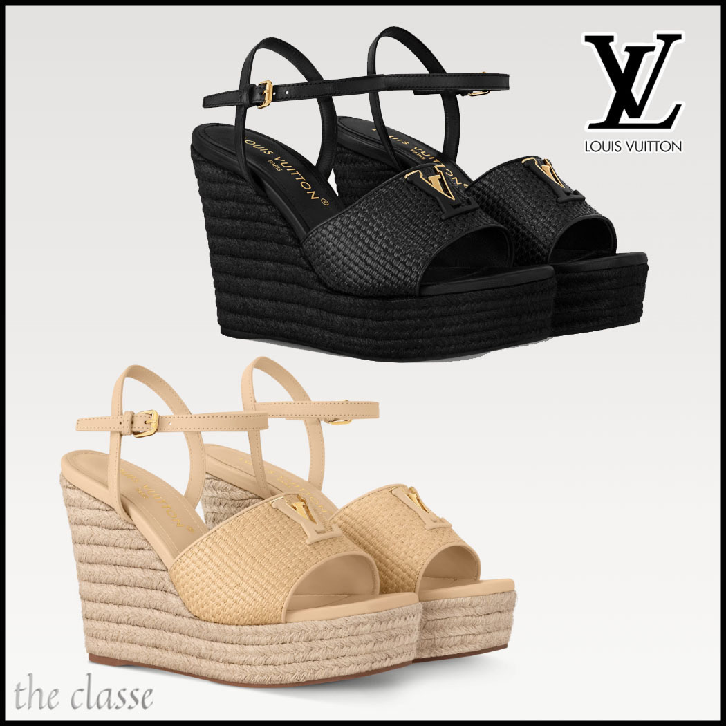 【デイリーに☆】Louis Vuitton LVマーレ ウェッジサンダル