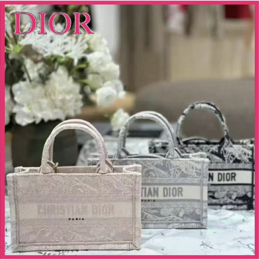 【洗練された♪】DIOR Dior Book Tote バッグ ミニ