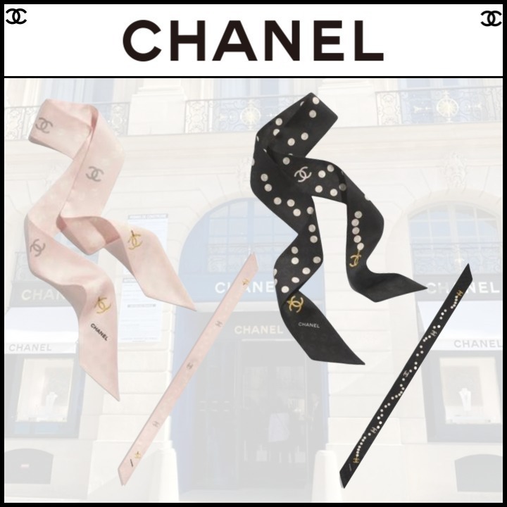 輝きを添えて☆ CHANEL シャネル スカーフ ヘアバンド