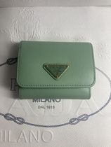 プラダ コンパクト 3折財布  ギフト箱入 国内即発 SALE