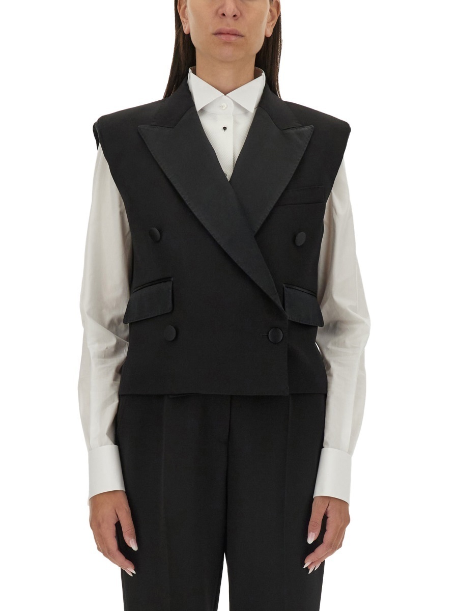 【関税&送料込】Dolce & Gabbana Double-Breasted Sleeveless J