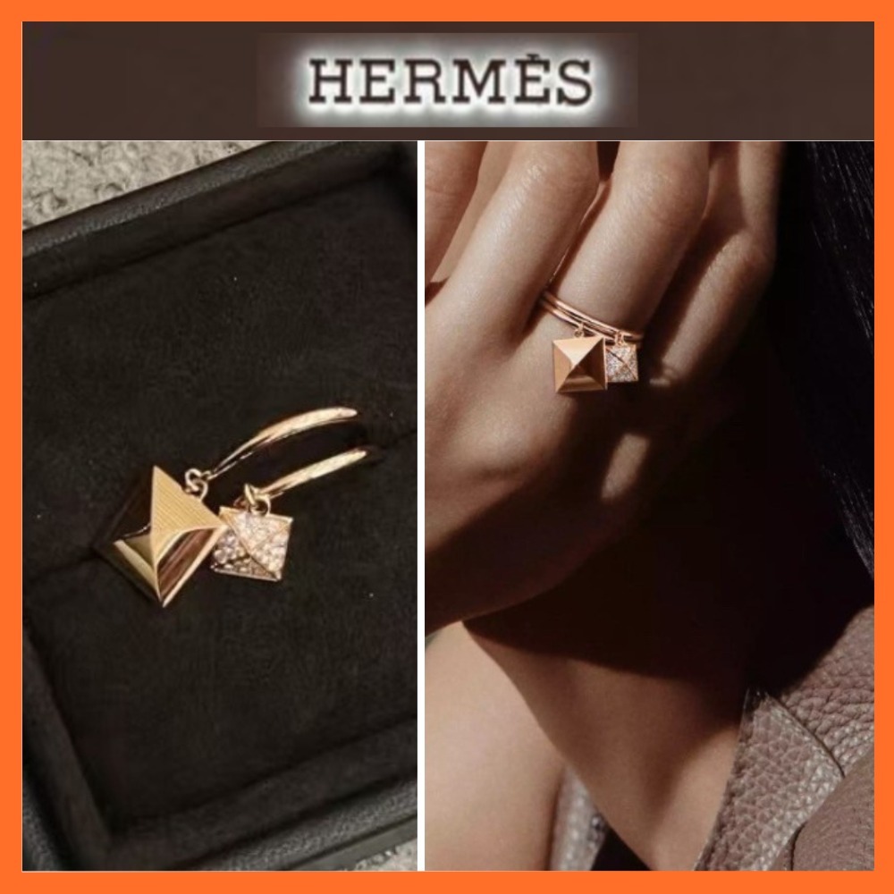 華やかに輝く一瞬を指元に【HERMES】Hermes Clou d'H リング
