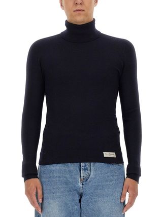 BALMAIN ロゴクルーセーター 関税送料込み BALMAIN 【アウトレット】 黄シミあり 新品未使用 バルマン