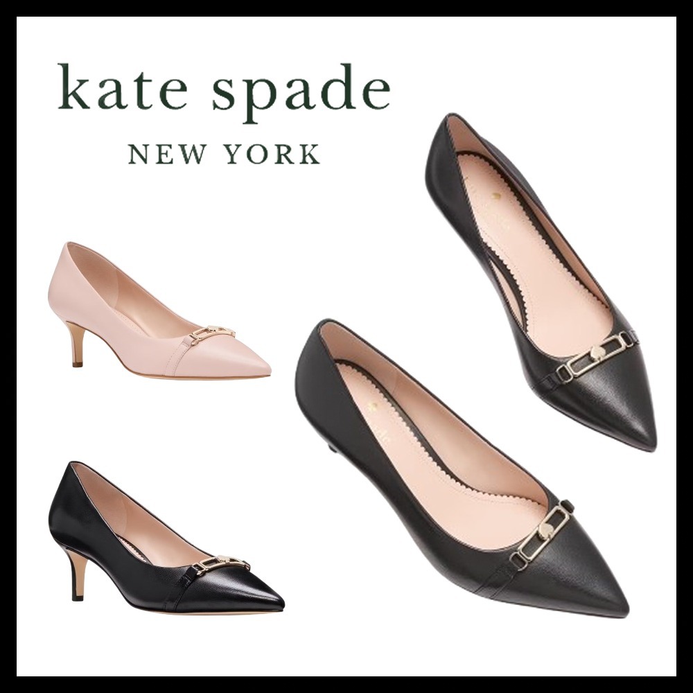 【Kate Spade】Hallie Smooth Leather Pump ◆国内発送◆