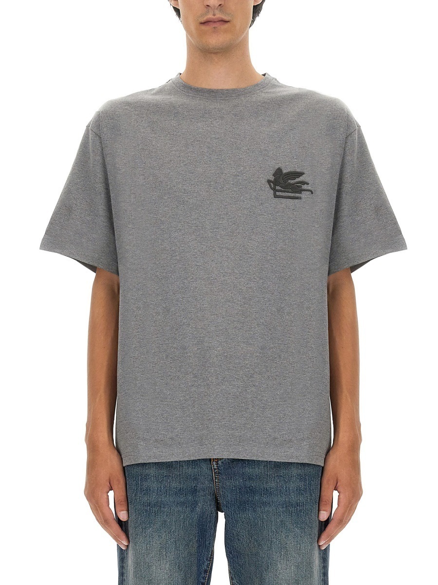 【関税&送料込】Etro T-Shirt With Pegasus Embroidery