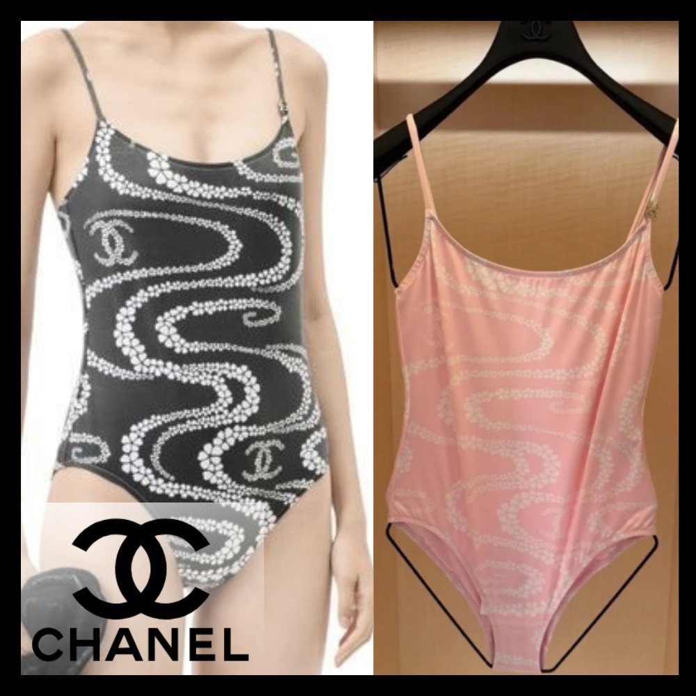 ココビーチ★【CHANEL】ワンピース 水着 ココマーク セクシー