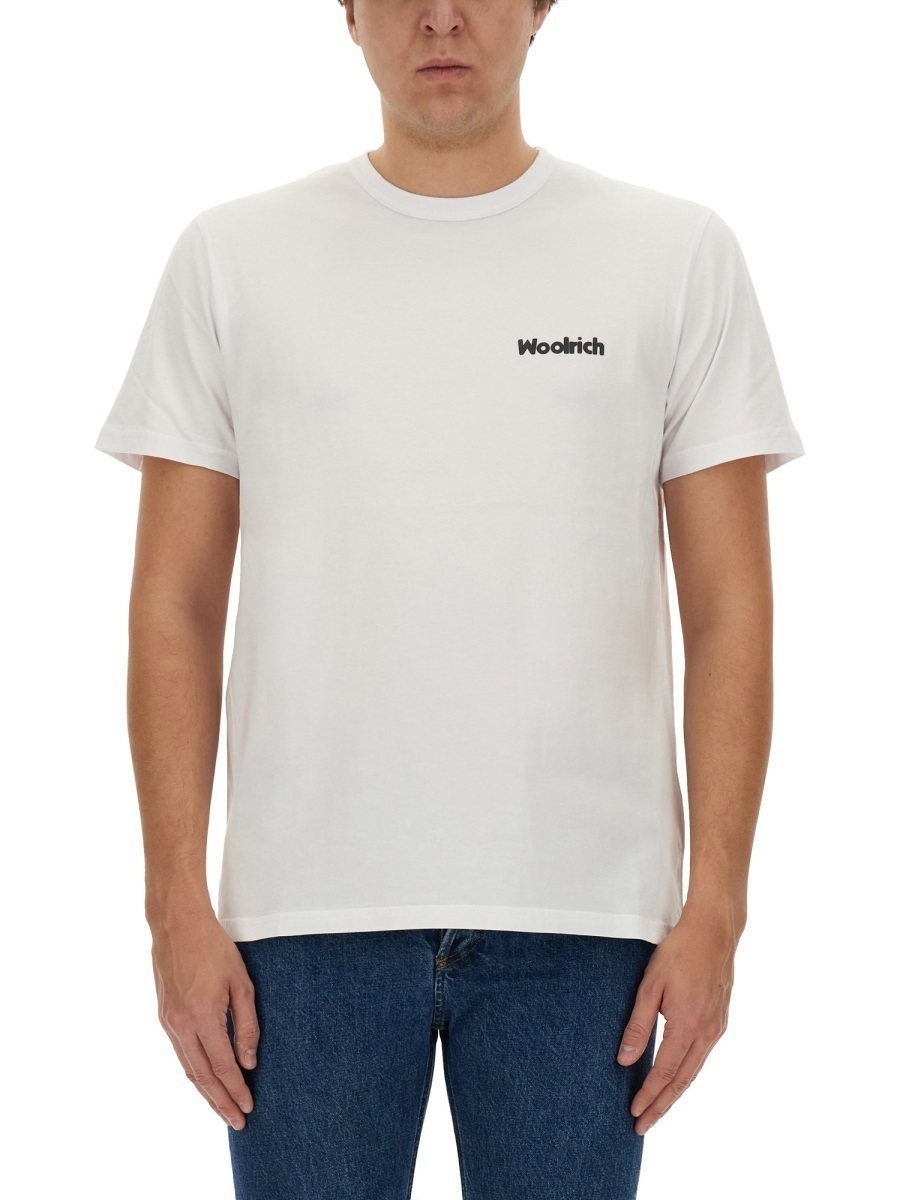 【関税&送料込】Woolrich T-Shirt With Logo