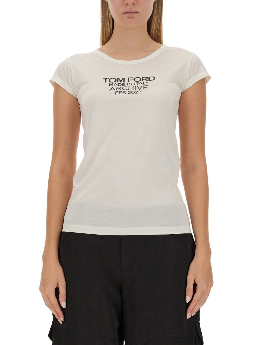 【関税&送料込】Tom Ford T-Shirt With Logo