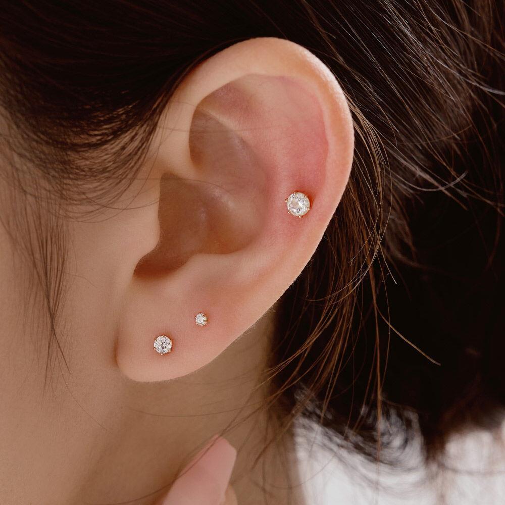 ★ wing bling★ 14k daily cubic piercing
