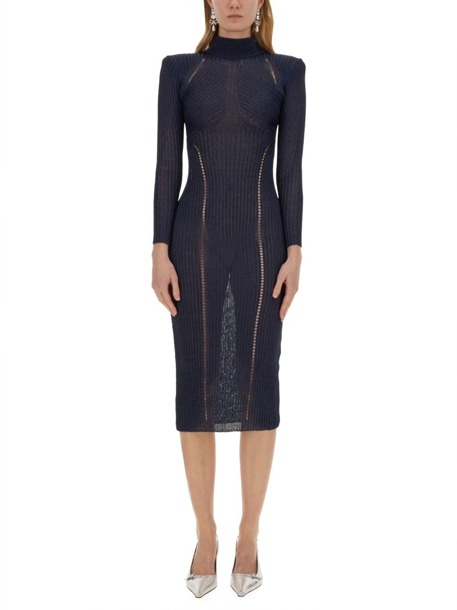 【関税&送料込】Self-Portrait Lurex Knit Maxi Dress