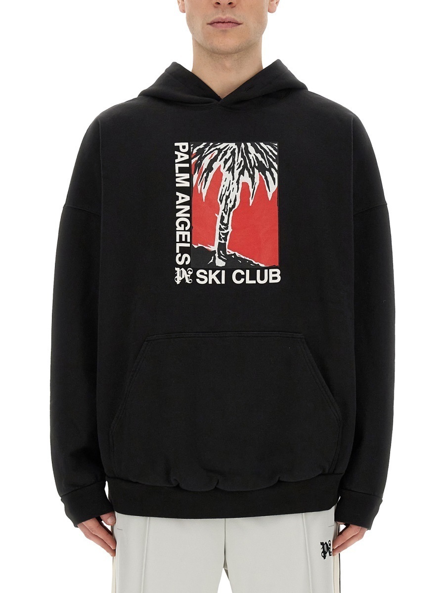 【関税&送料込】Palm Angels Palm Ski Club Print Sweatshirt