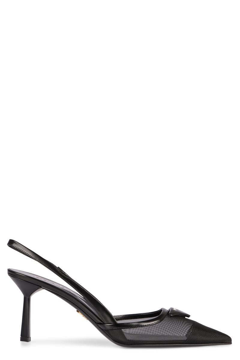 【関税＆送料込み】Prada Mesh Slingback Pumps