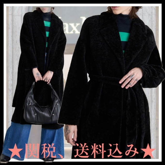 アウトレット★Max Mara★laila シープスキンガウンコート