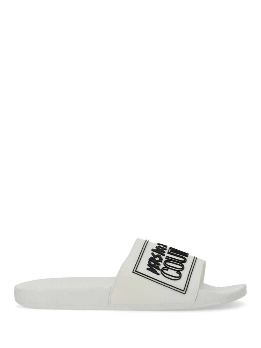 【関税&送料込】Versace Jeans Couture Slide Sandal With Logo