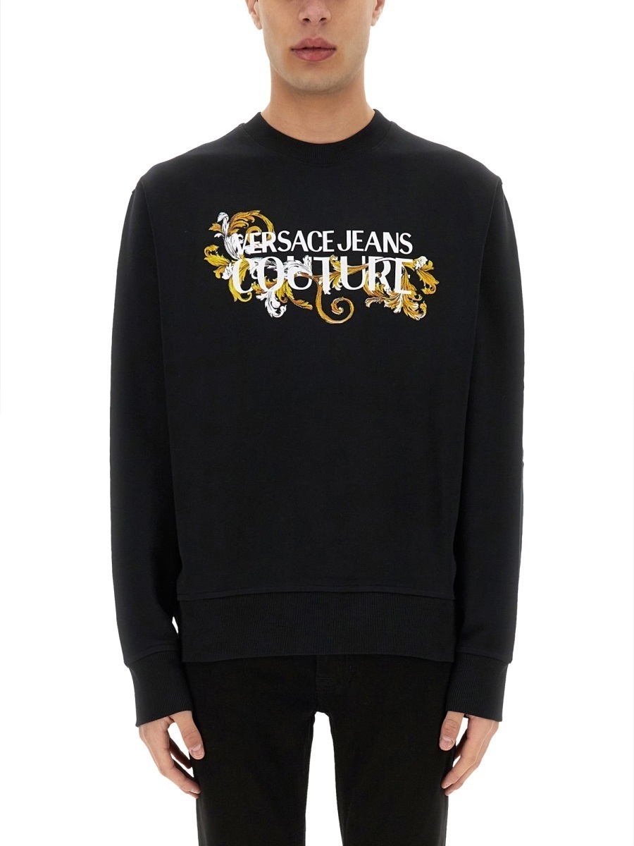 【関税&送料込】Versace Jeans Couture Sweatshirt With Baroqu