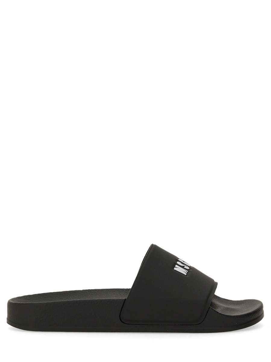 【関税&送料込】Msgm Slide Sandal With Logo