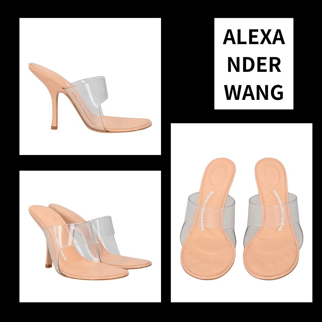 【ALEXANDERWANG】レディース スライドサンダル ヒール