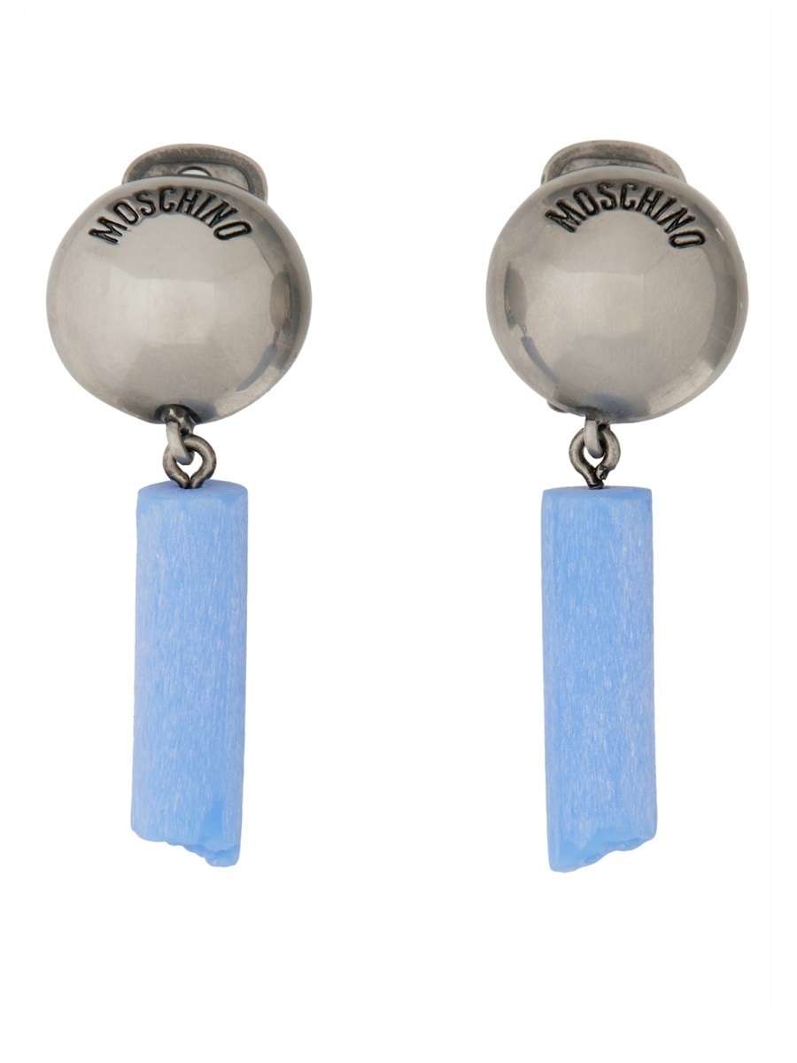 【関税&送料込】Moschino Logo Earrings