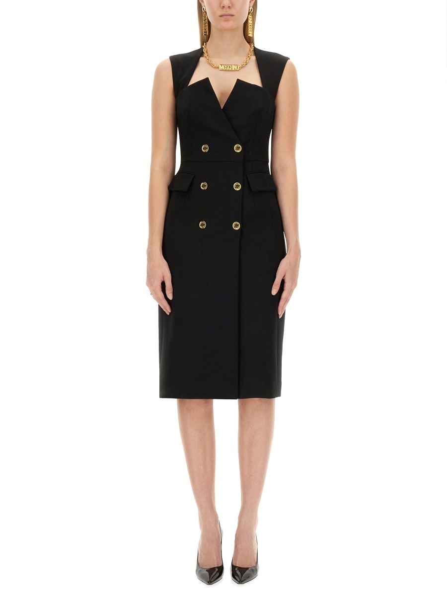 【関税&送料込】Moschino Crepe Dress
