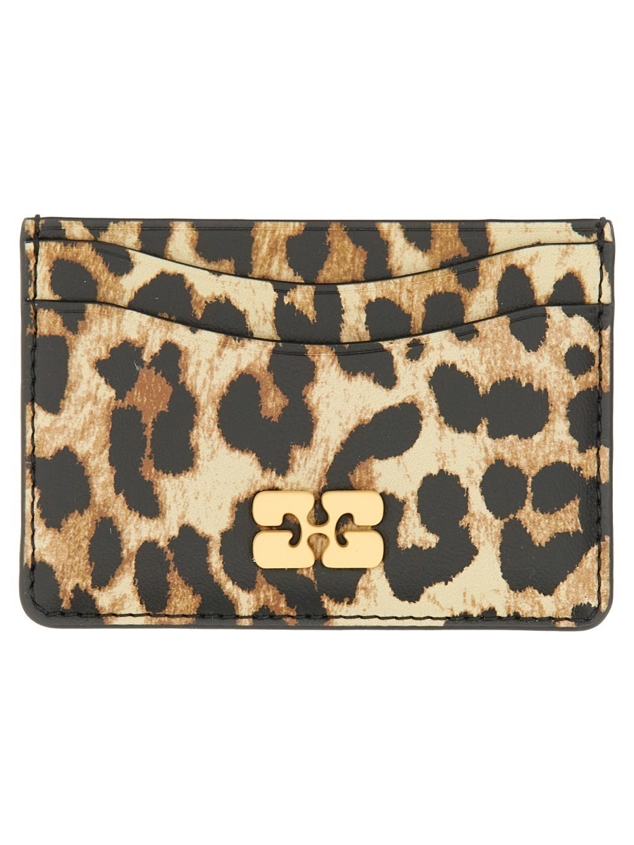 【関税&送料込】Ganni Portacarte Con Motivo Animalier