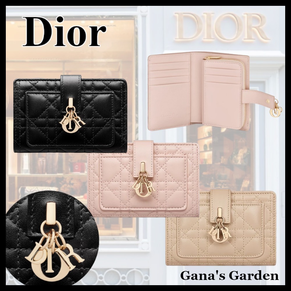 大人気【Dior】My Dior Dittany ウォレット コンパクト ミニ財布
