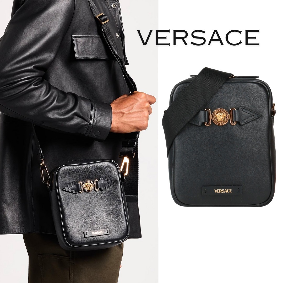 関税込 VERSACE ショルダーバッグ メドゥーサ ビギー ミニバッグ