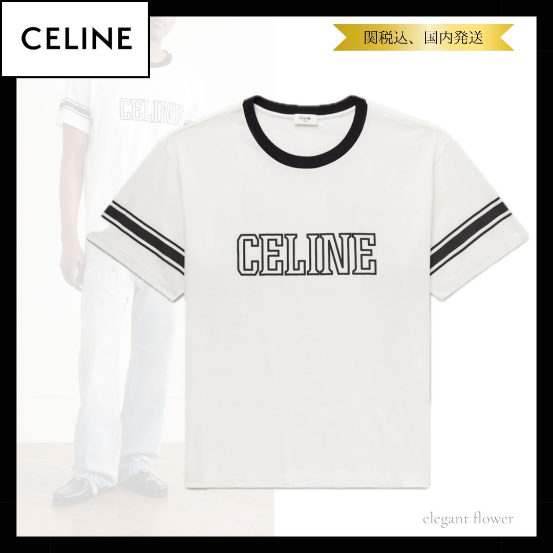 【この夏マストアイテム！】CELINE コットンジャージーTシャツ