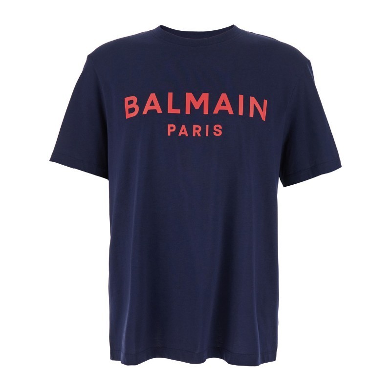 Tシャツ・カットソー BALMAIN BALMAIN PRINT T-SHIRT - REG FIT (FH1EG000 BB73SOA)
