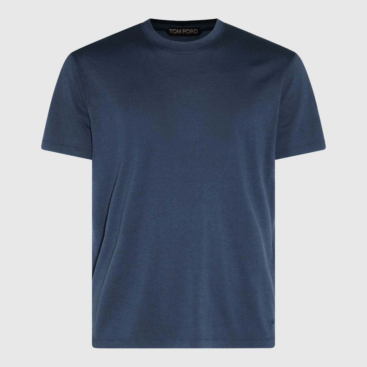 【関税＆送料込み】Tom Ford Navy Cotton T-Shirt
