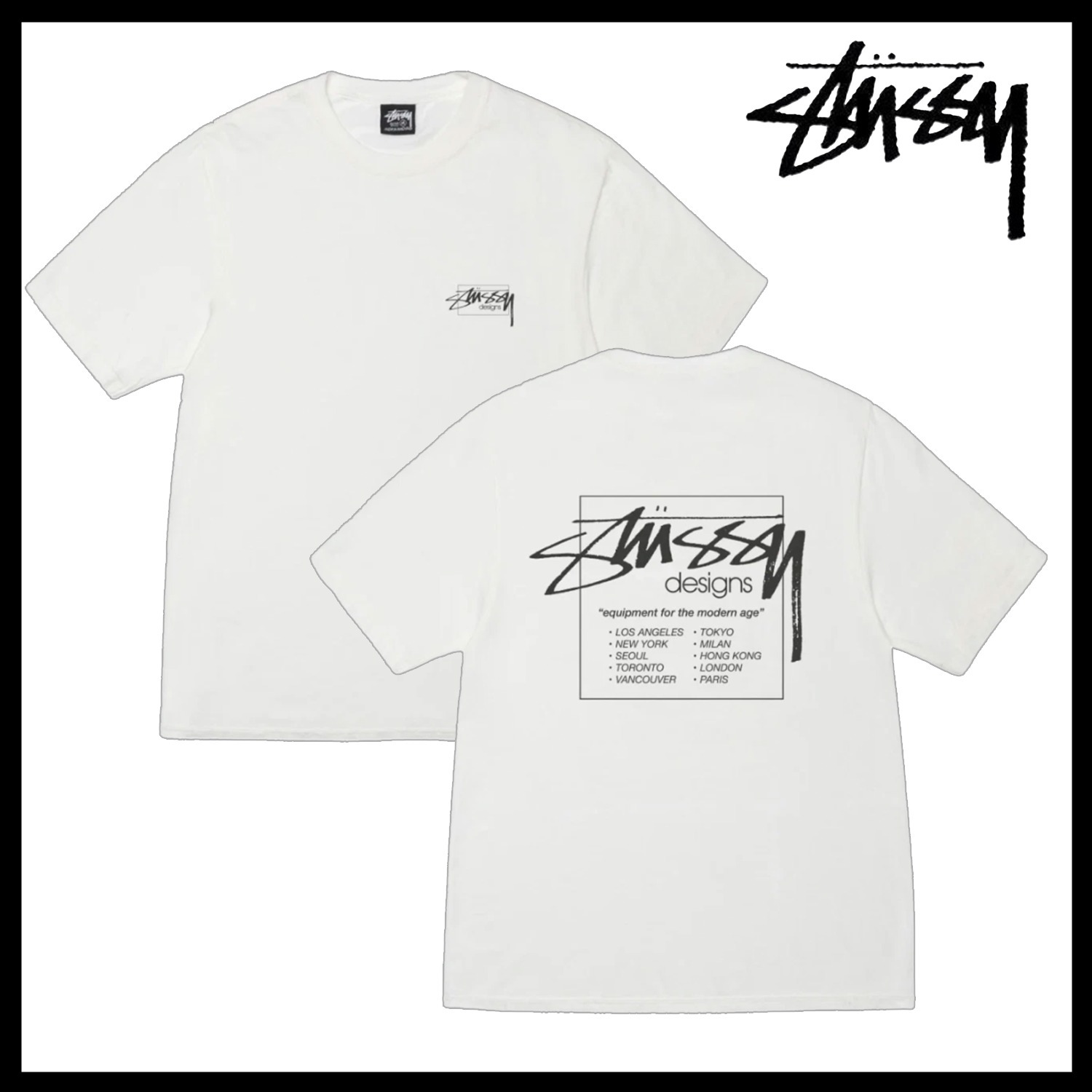 【Stussy】Modern Age Pigment Dyed T-Shirt ストゥシー Tシャツ