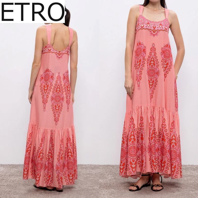 【ETRO】コットンシルクドレス