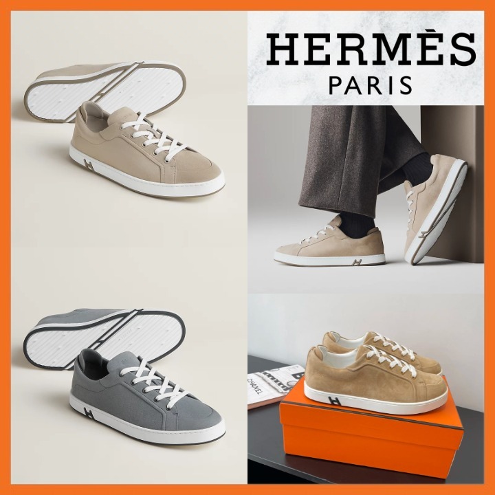 【ソールのワンポイントがおしゃれ】HERMES シューズ Kid