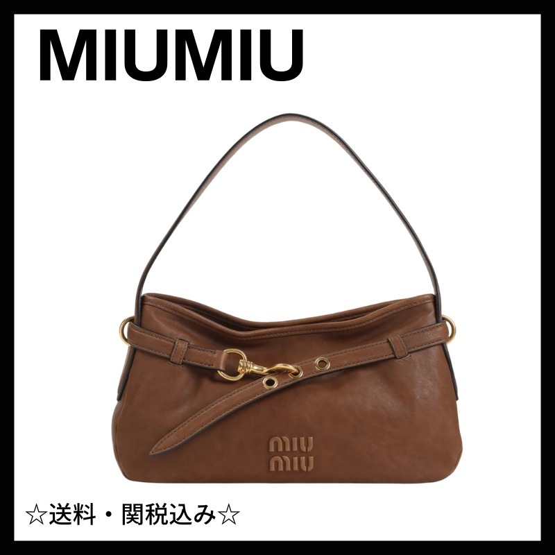 ◆MIU MIU◆アバンチュール ナッパレザー バッグ【関税込み】