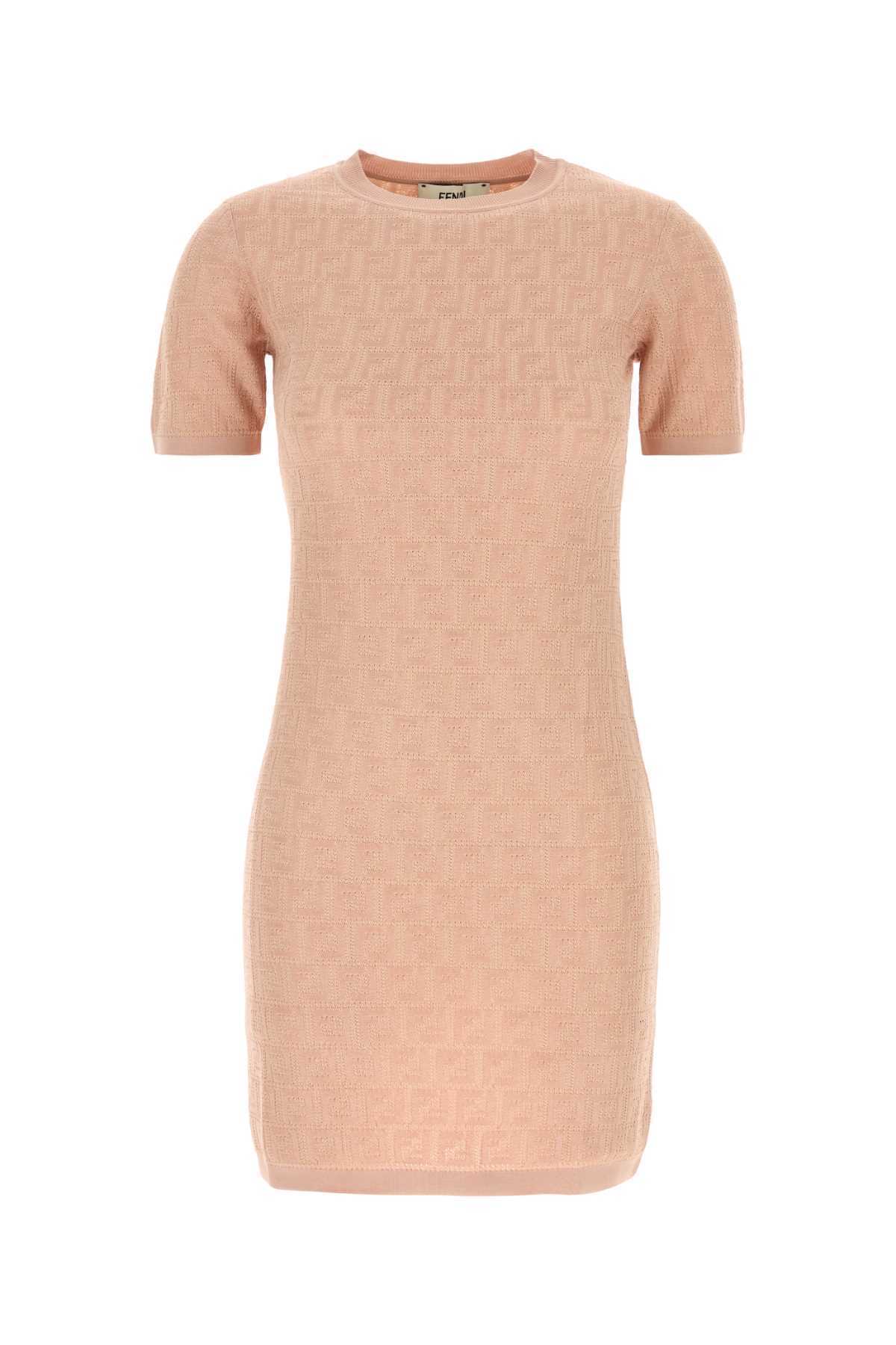 【関税&送料込】Fendi Pink Cotton Blend Dress
