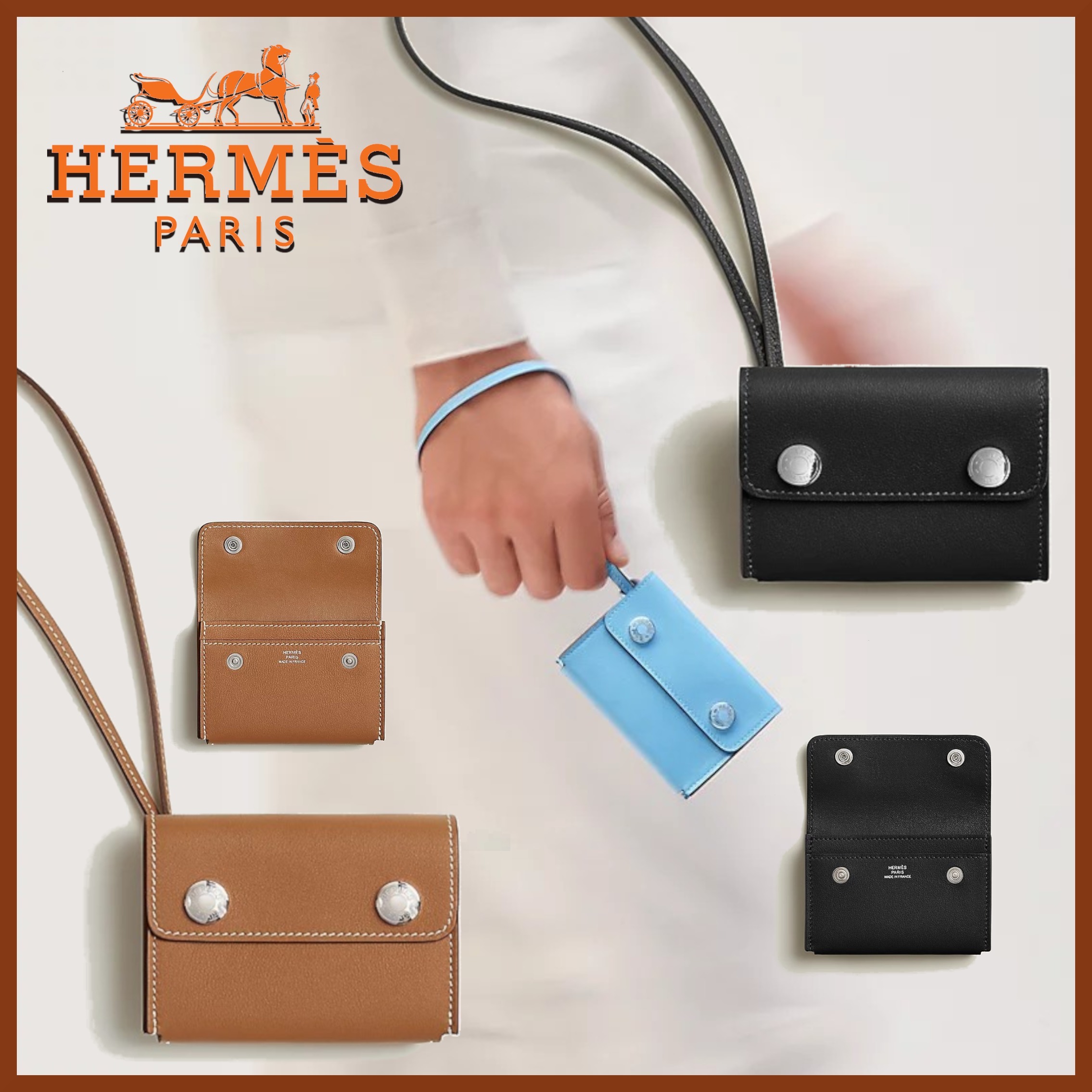 可愛い♪【HERMES】取り外し可能☆カードケース \