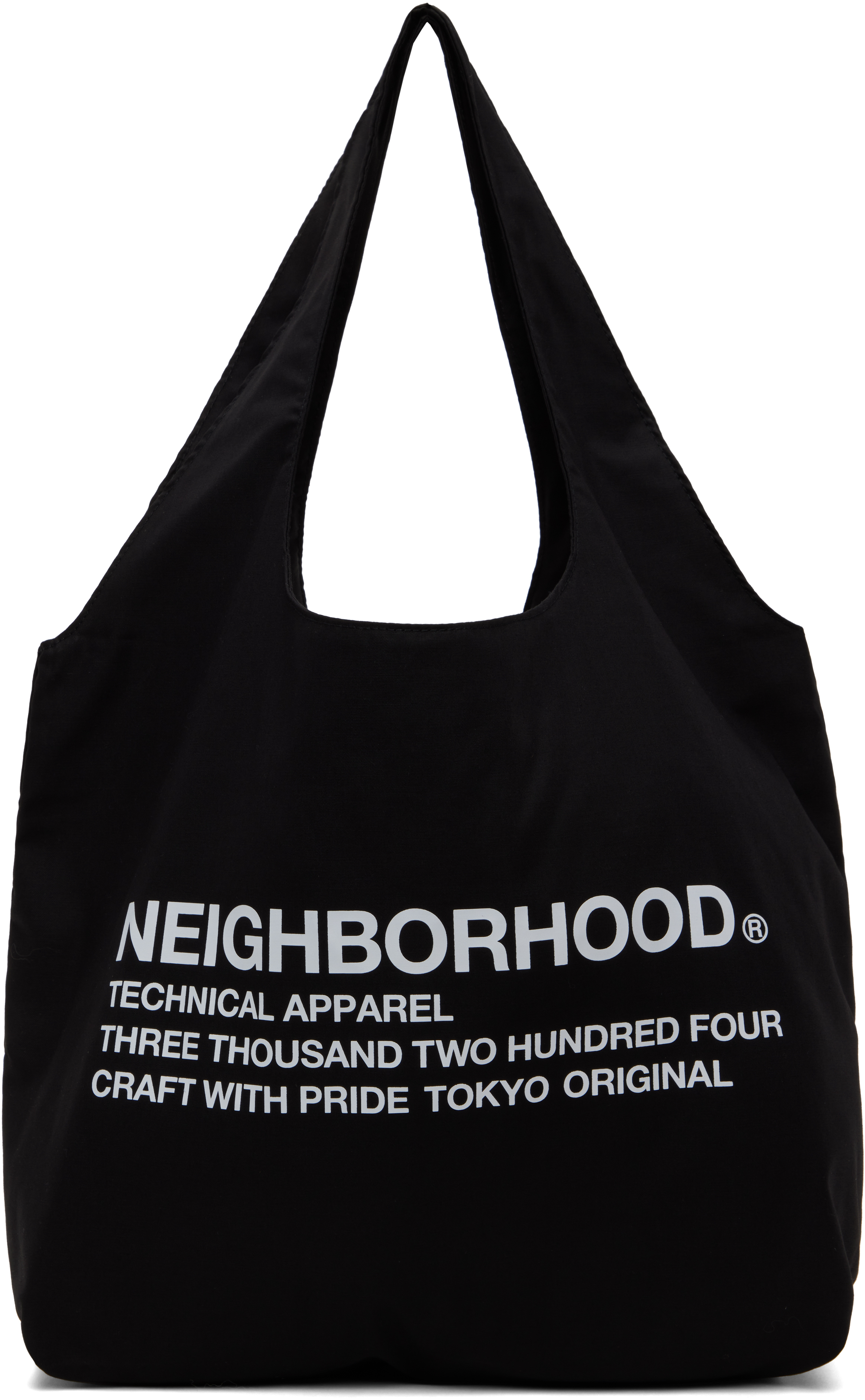 【関税込み】Neighborhood ブラック ロゴ トートバッグ