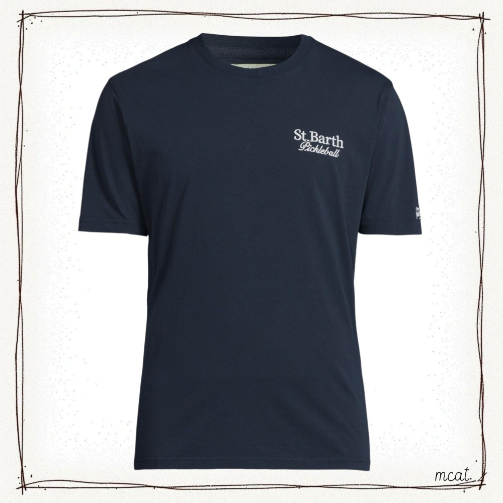 MC2 Saint Barth ★ ピックルボール ロゴ コットン Tシャツ