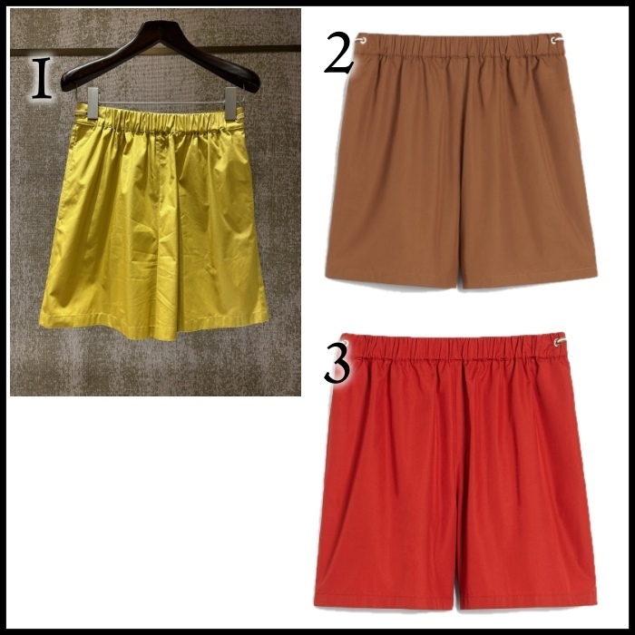 MAXMARA ピュア コットン ポプリン ショート パンツ HAWAY