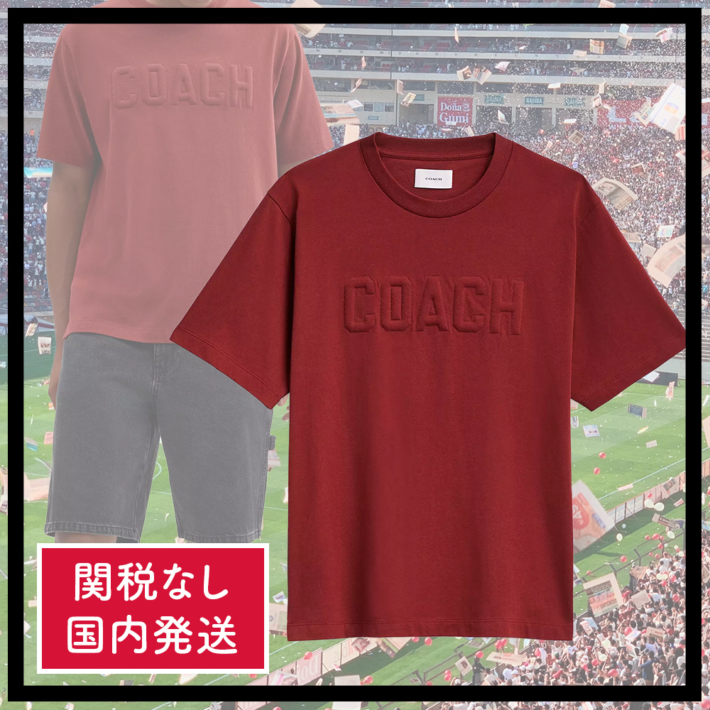 【COACH】コーチ デボスド Tシャツ・オーガニック コットン
