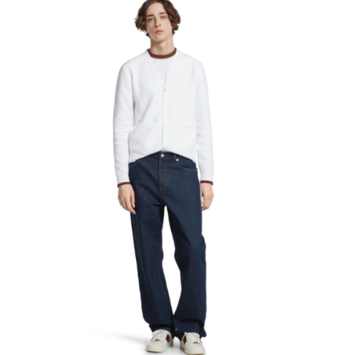 GUCCI《エンブロイダリー付 コットンTシャツ》 ホワイト 直営店