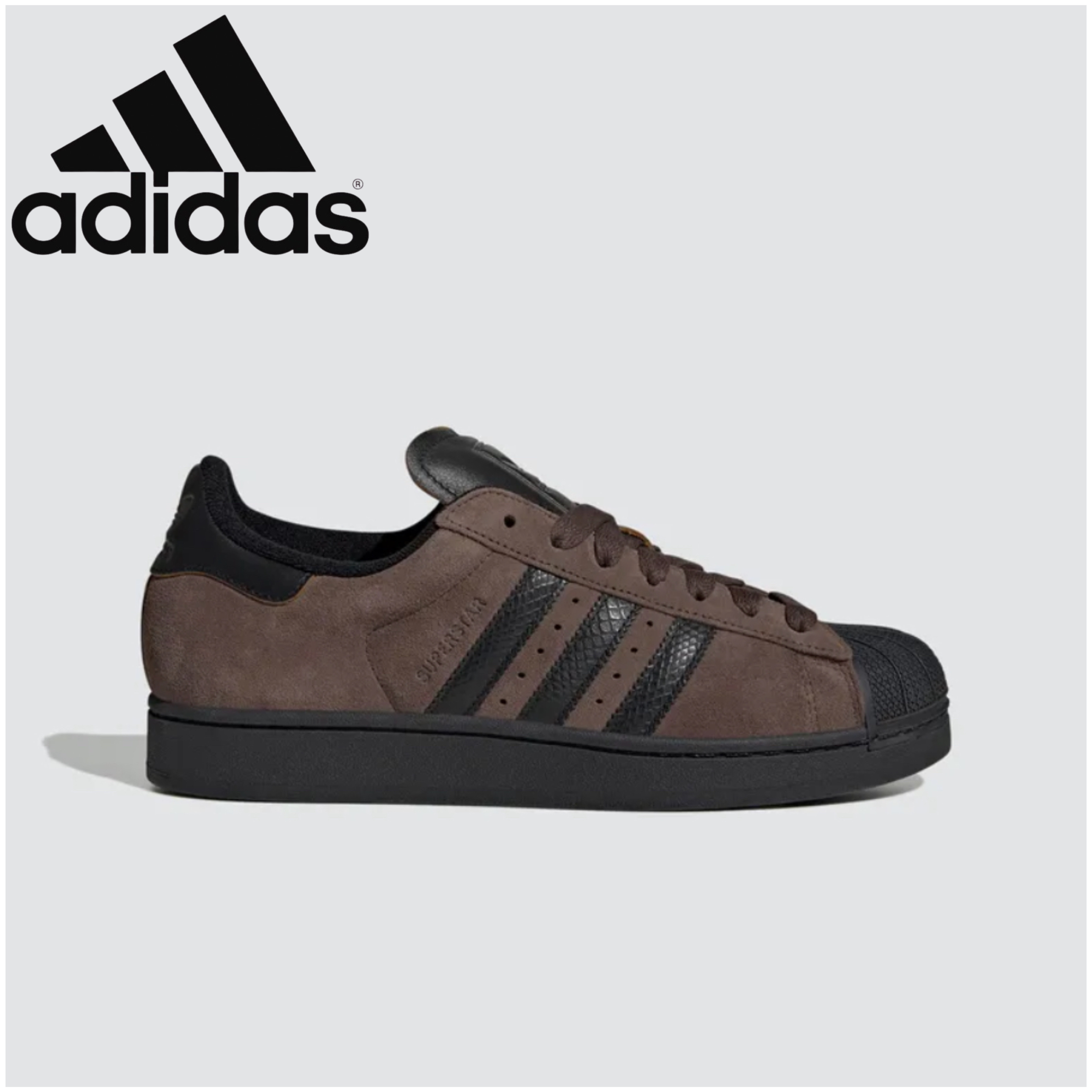 ★韓国オリジナル★【adidas】Superstar II Brown Black/JH7696