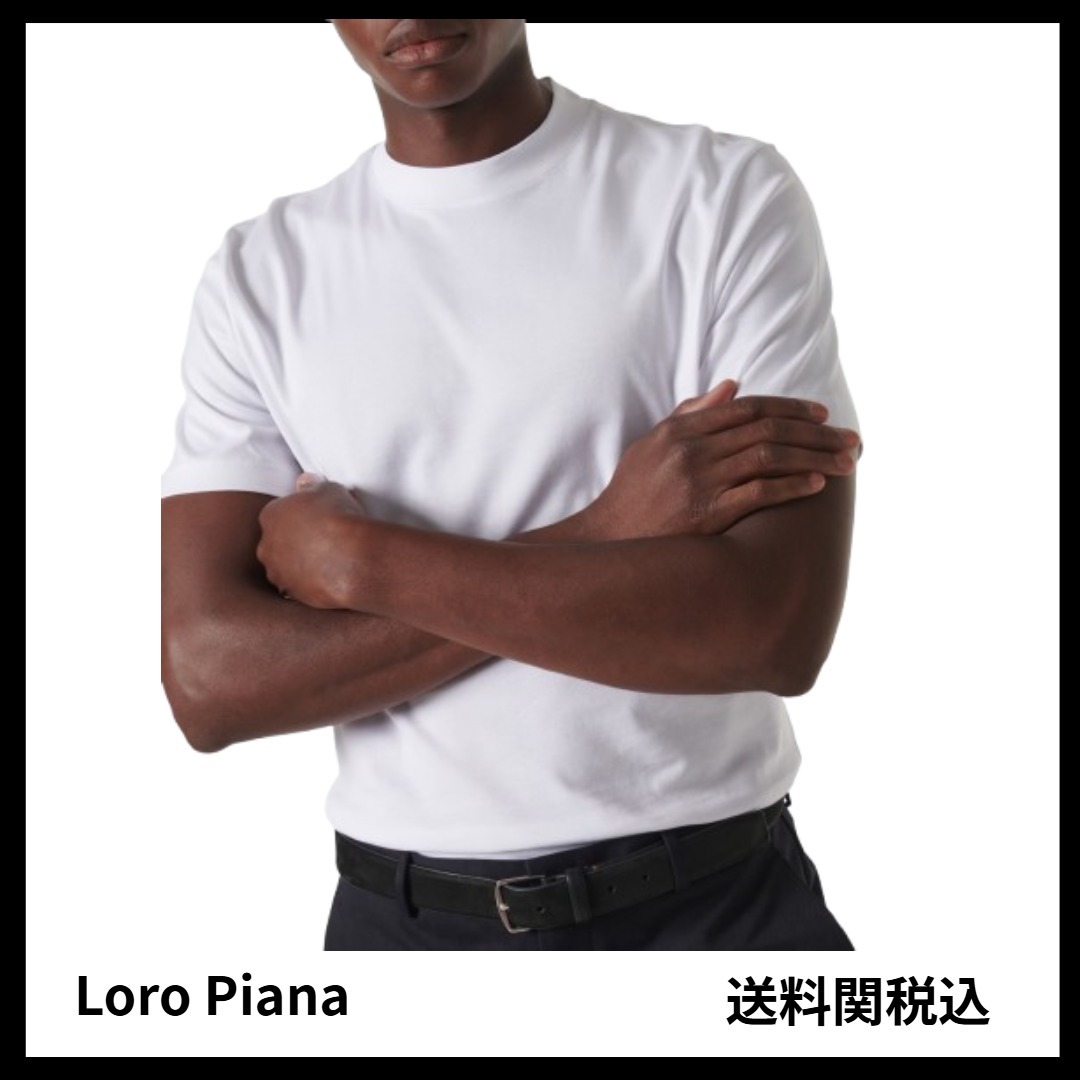 送料関税込★LORO PIANA★コットンジャージーTシャツ