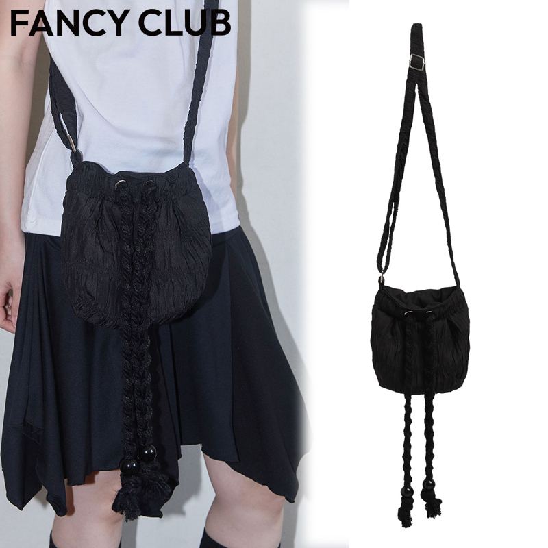 ■FANCY CLUB■ ROPE STRING MINI CROSS BAG