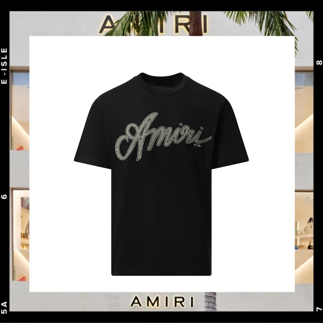 希少【AMIRI】Amiri スクリプトTシャツ