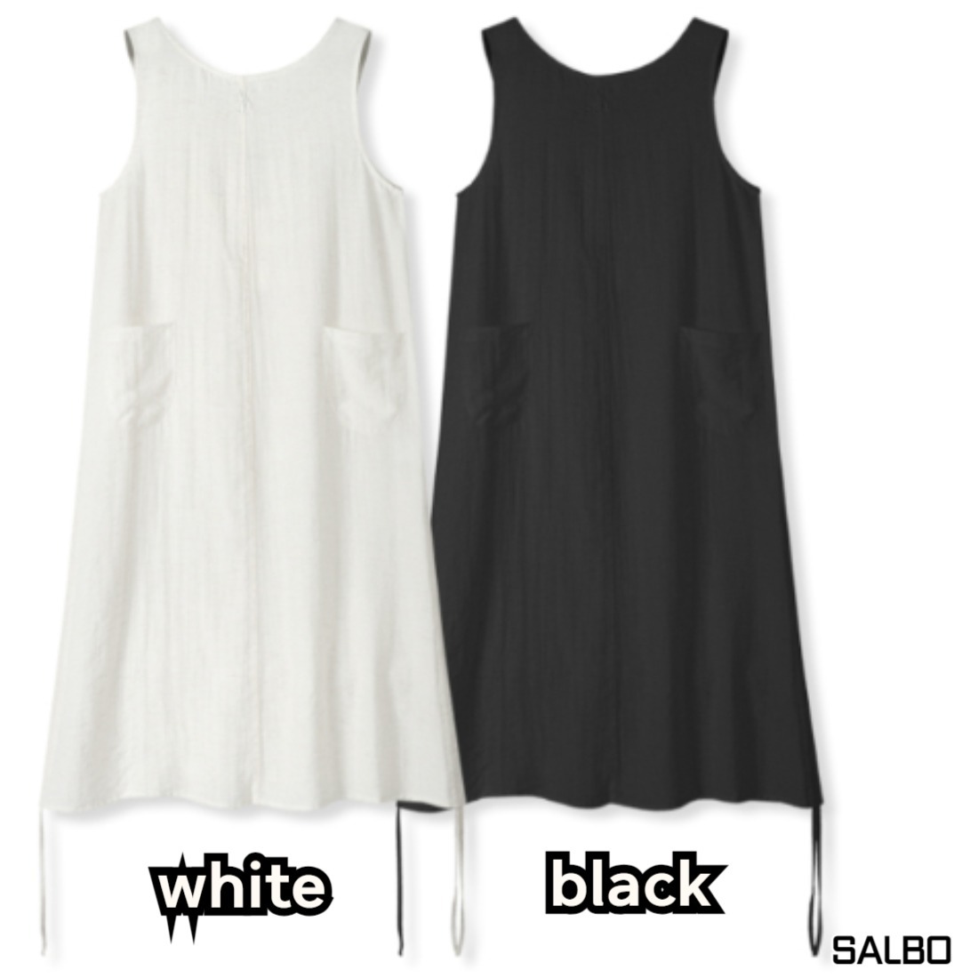 [AVANDRESS ] Aa Drawstring Sleeveless Dress ★人気