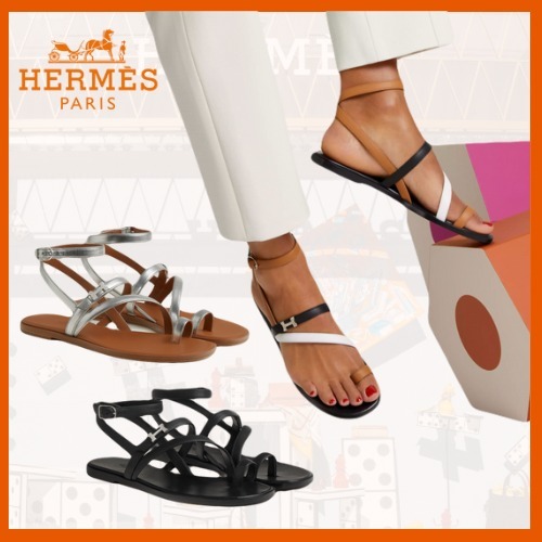 【足元に差がつく！】HERMES サンダル