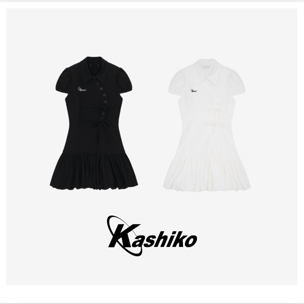 ● Kashiko ● Puff Preppy Mini Dress