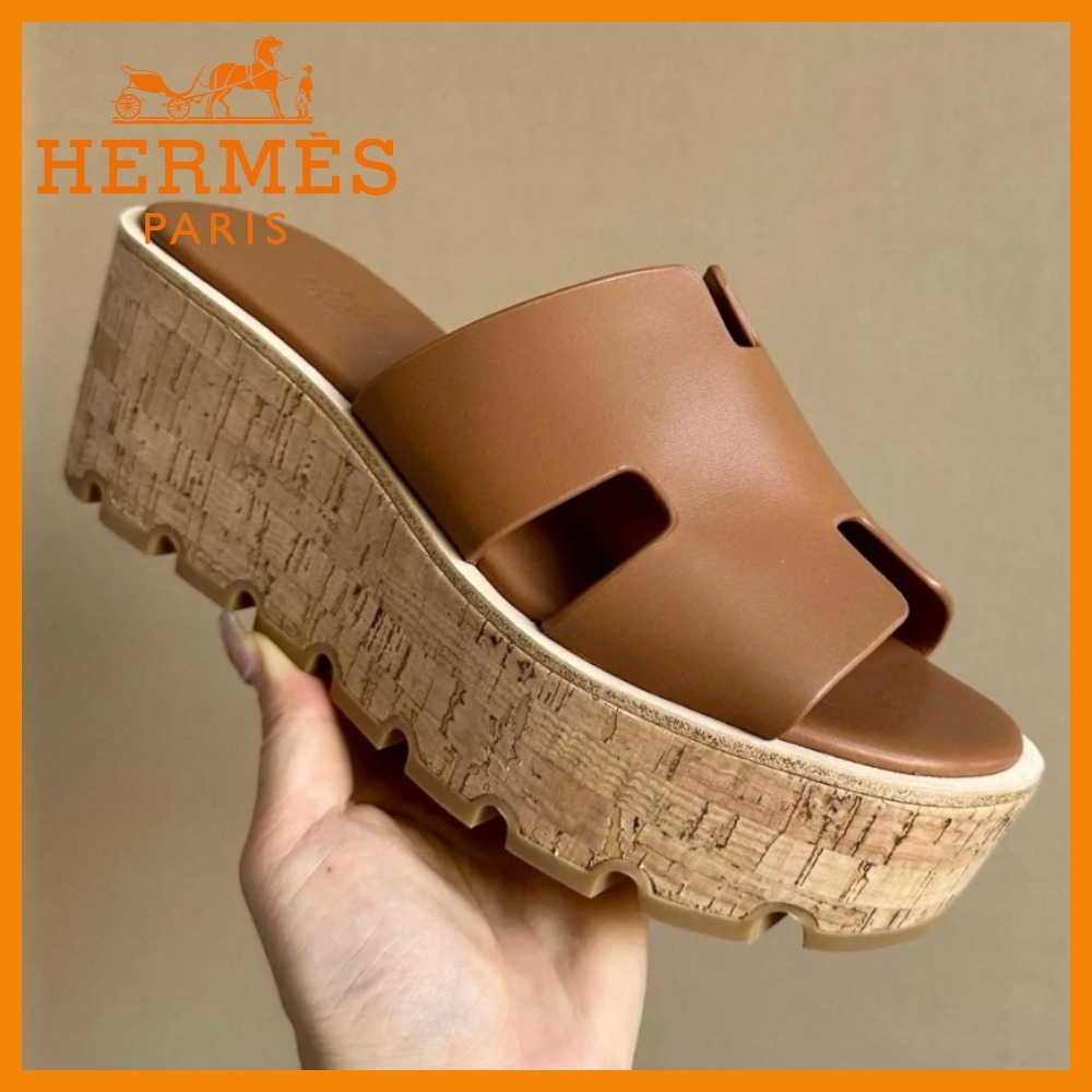 【履くだけでスタイルアップ♪】HERMES サンダル