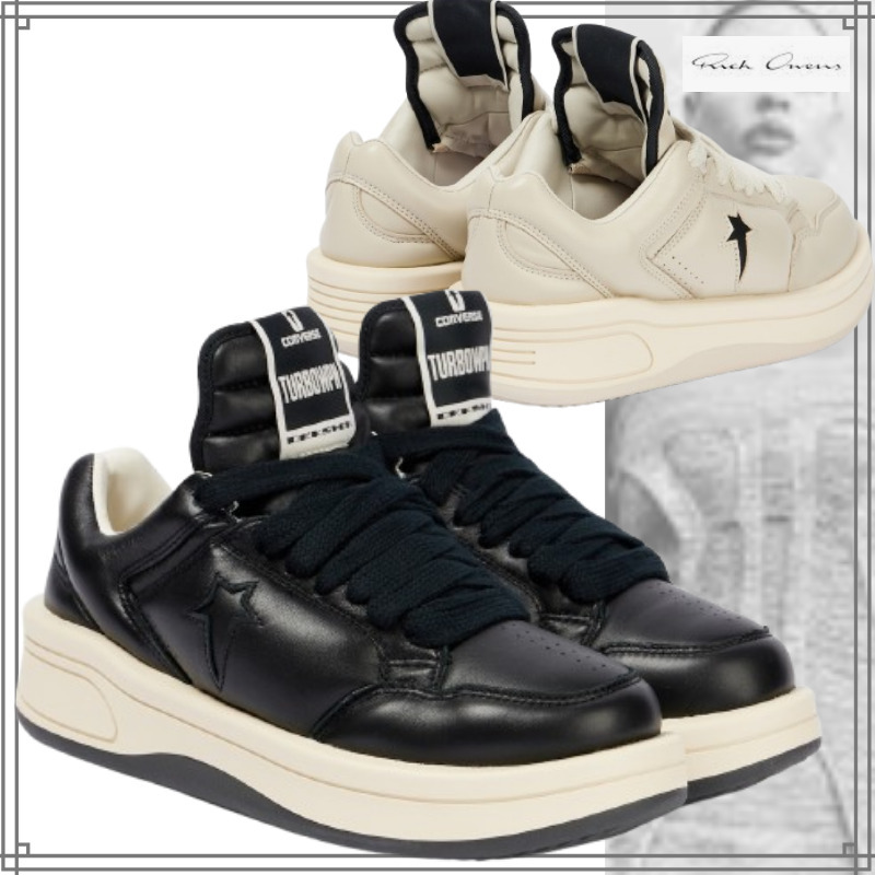 【足元に存在感を】Rick Owens Turbowpnレザースニーカー
