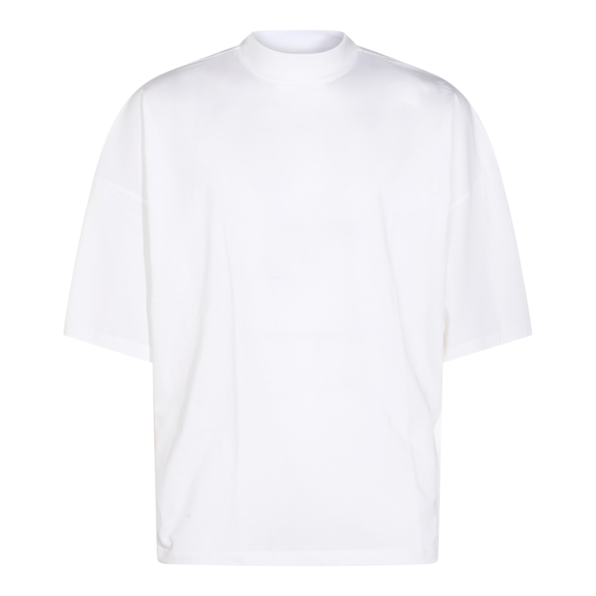関税送料無料【Jil Sander】コットン モックネックTシャツ